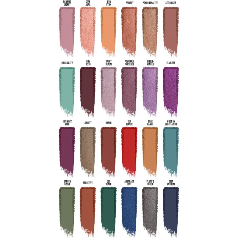Jeffree Star Cosmetics Scorpio Eyeshadow Palette szemhéjfesték paletta 24x1.5 g