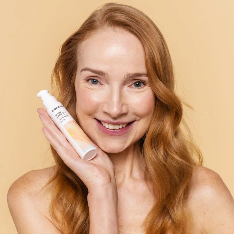 Jíme zdravě Mandimu Glow & Protect Day Cream nappali krém SPF 25 50 ml