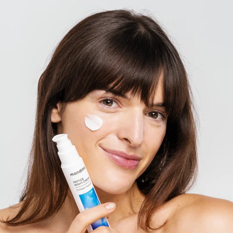 Jíme zdravě Mandimu Peptide Night Cream éjszakai krém peptidekkel 50 ml