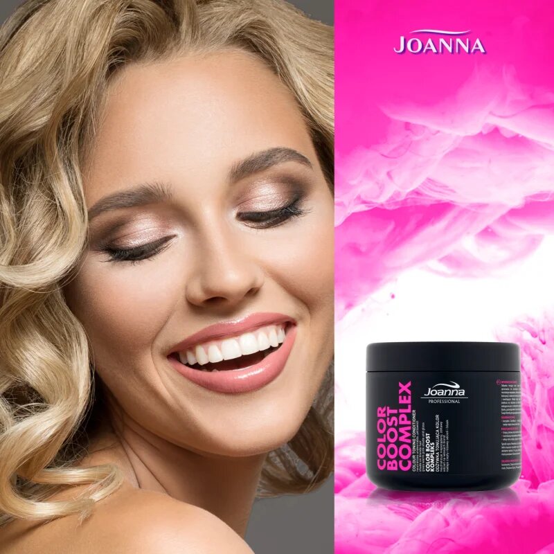 Joanna Color Boost Complex hidratáló kondicionáló sárga tónusok neutralizálására 500 g