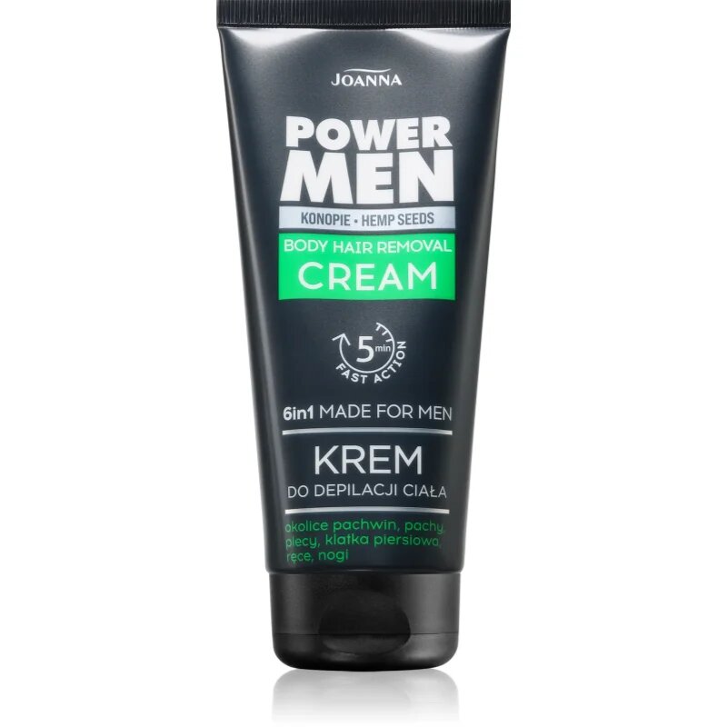 Joanna Power Men Body Hair Removal szőrtelenítő krém uraknak 150 ml