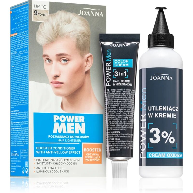 Joanna Power Men Hair Lightener hajfesték a haj élénkítésére 1 db