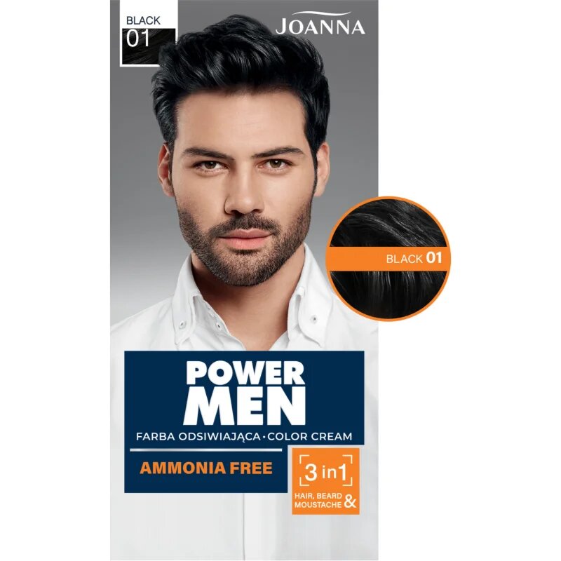 Joanna Power Men hajfesték uraknak árnyalat Black