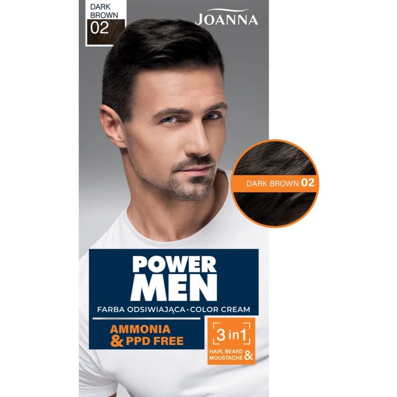 Joanna Power Men hajfesték uraknak árnyalat Dark Brown