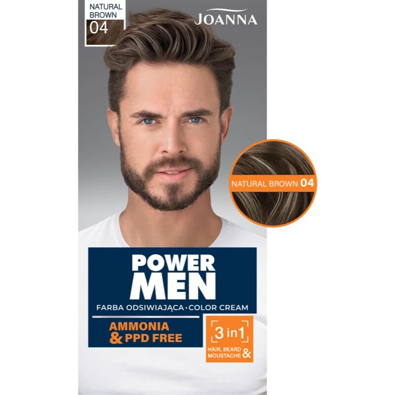 Joanna Power Men hajfesték uraknak árnyalat Natural Brown