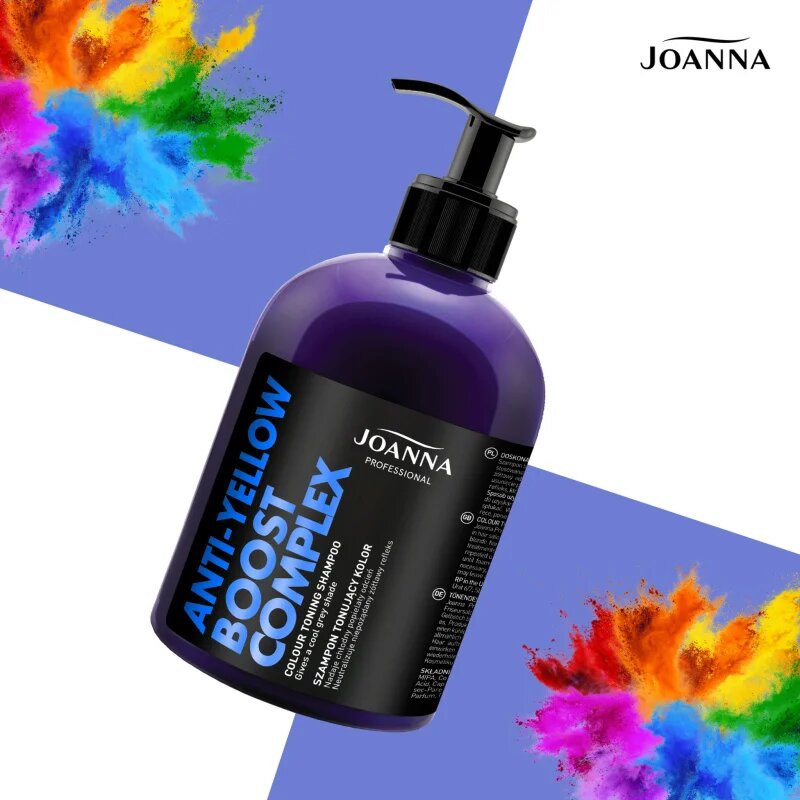 Joanna Professional Color Boost Complex revitalizáló sampon szőke és ősz hajra 500 g