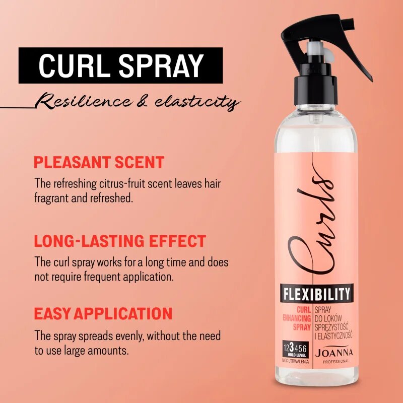 Joanna Professional Curls spray göndör hajra 300 ml