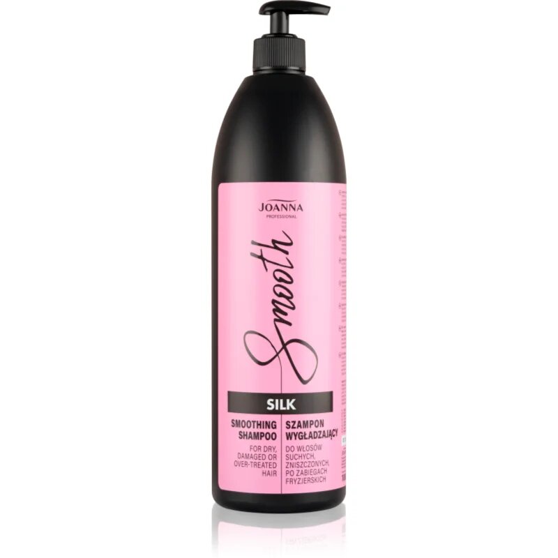 Joanna Professional Silk ápoló sampon száraz sérült vegyileg kezelt hajra 1000 ml