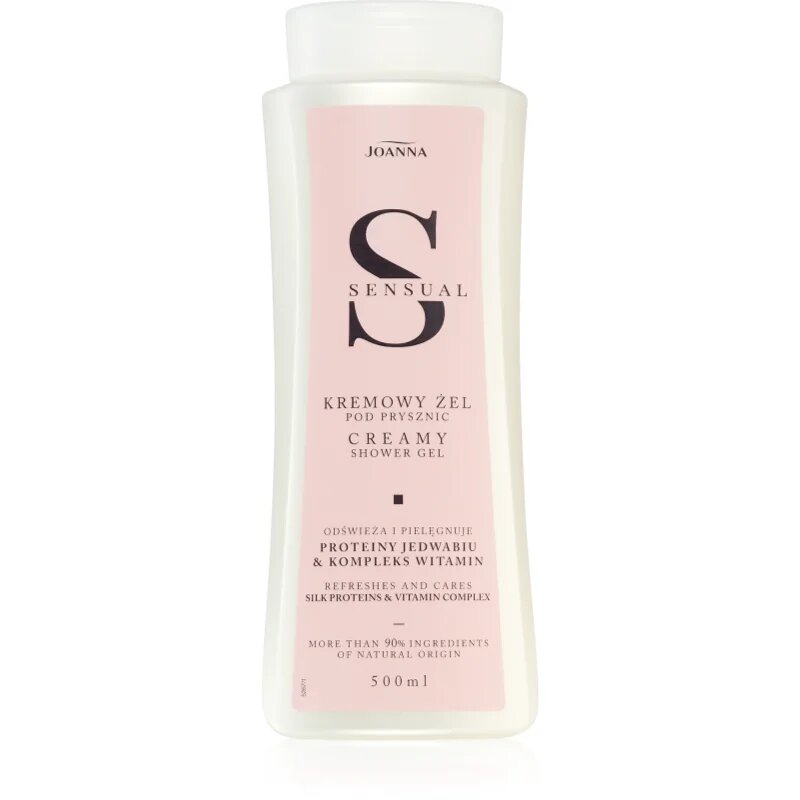 Joanna Sensual krémes tusoló gél Silk Proteins & Vitamin Complex 500 ml