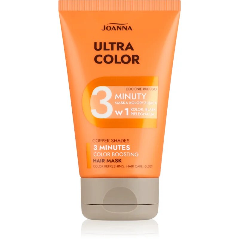 Joanna Ultra Color Cooper Shades 3 Minutes haj maszk a vörös árnyalatú hajra 100 g