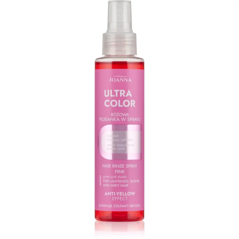 Joanna Ultra Color Hair Rinse Pink Spray színező spray árnyalat Pink 150 ml