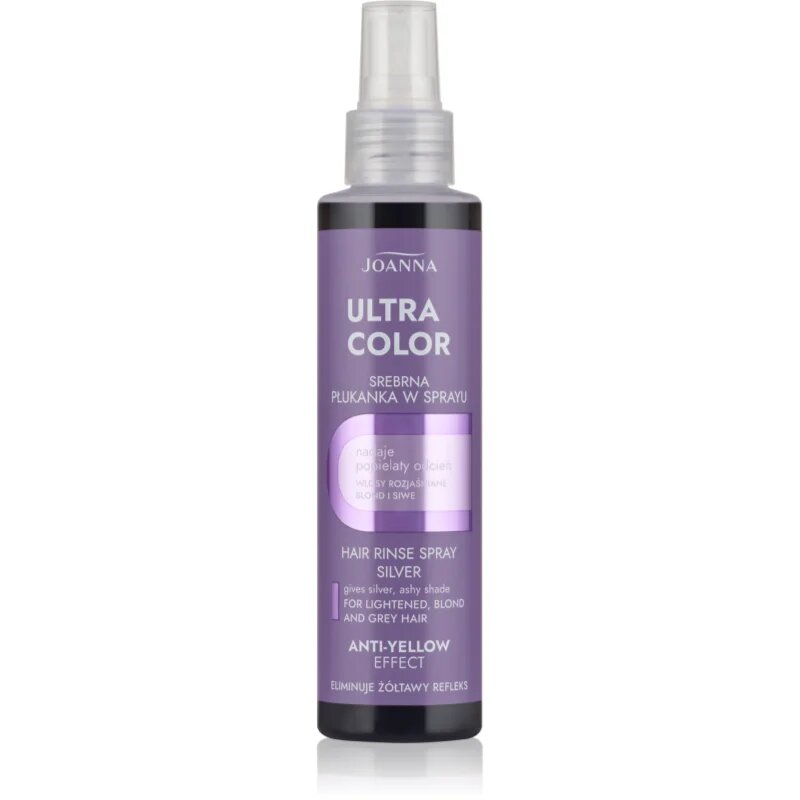 Joanna Ultra Color Hair Rinse Silver Spray színpigment hajra árnyalat Silver 150 ml