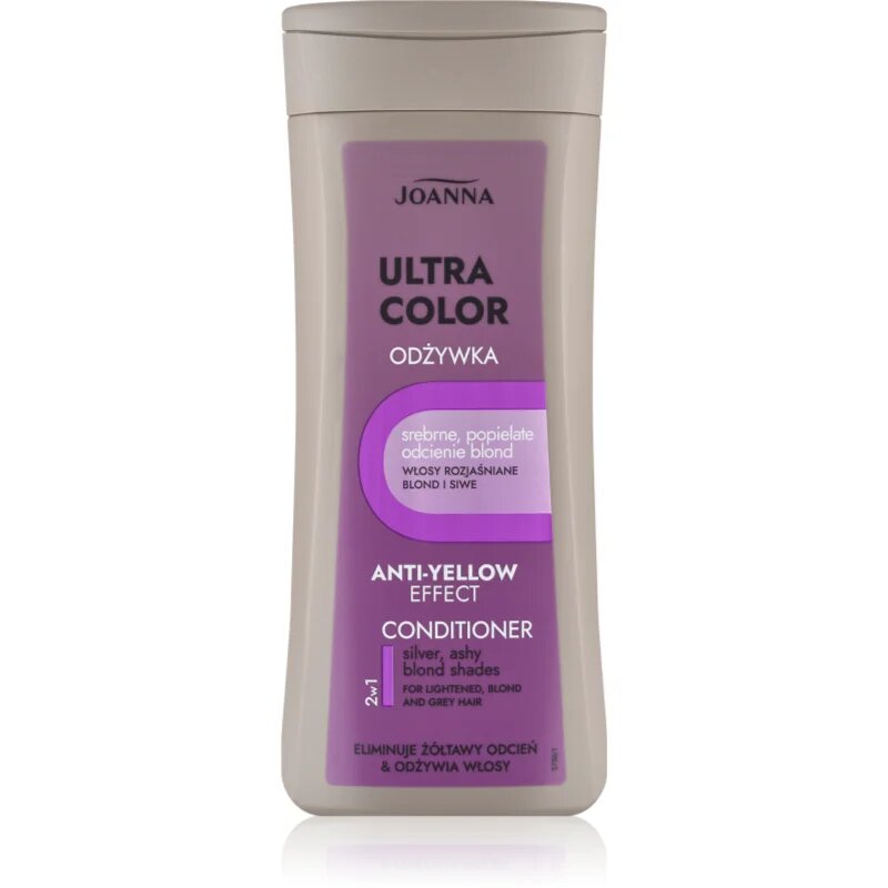 Joanna Ultra Color hidratáló és tápláló kondicionáló szőke hajra 200 g