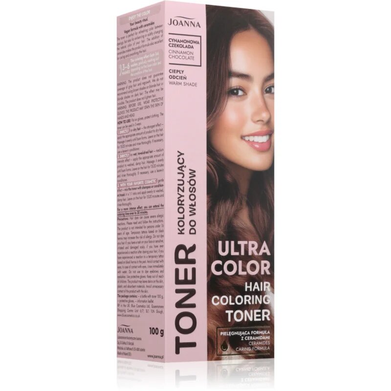 Joanna Ultra Color színes festék árnyalat Cinnamon Chocolate 100 g