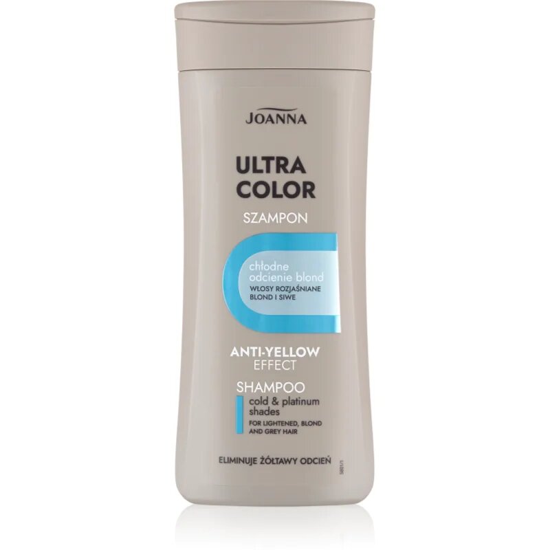 Joanna Ultra Color tisztító és tápláló sampon szőke hajra 200 ml