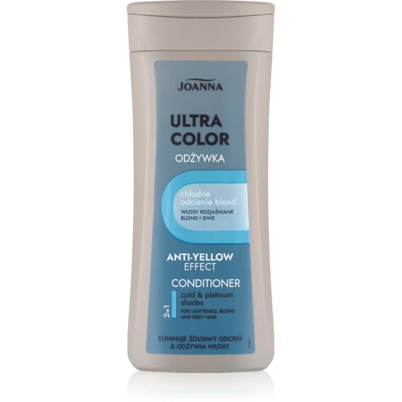 Joanna Ultra Color tonizáló kondicionáló Platinum Shades 200 g