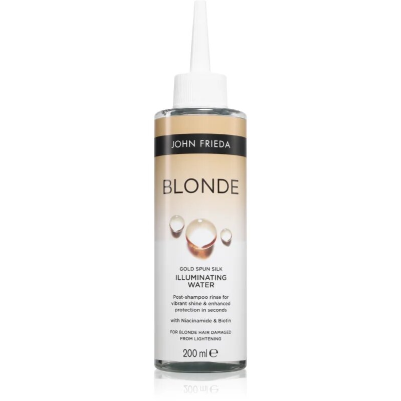 John Frieda Blonde Gold Spun Silk Illumintaing Water élénkítő ápolás szőke hajra 200 ml