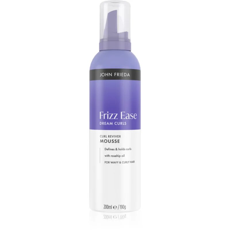 John Frieda Frizz Ease Curl Reviver Mousse hajhab a hullámos haj kiemeléséért 200 ml