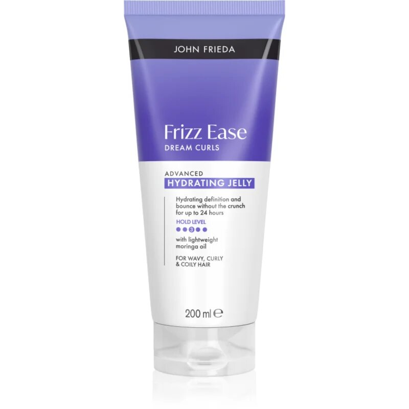 John Frieda Frizz Ease Dream Curls Advanced Hydrating Jelly formázó zselé a hullámos és göndör hajra 200 ml