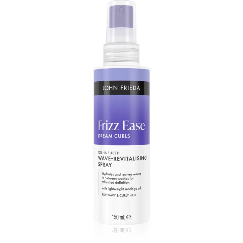 John Frieda Frizz Ease Oil-Infused Wave-Revitalising Spray hidratáló hajspray a hullámos és göndör hajra 150 ml