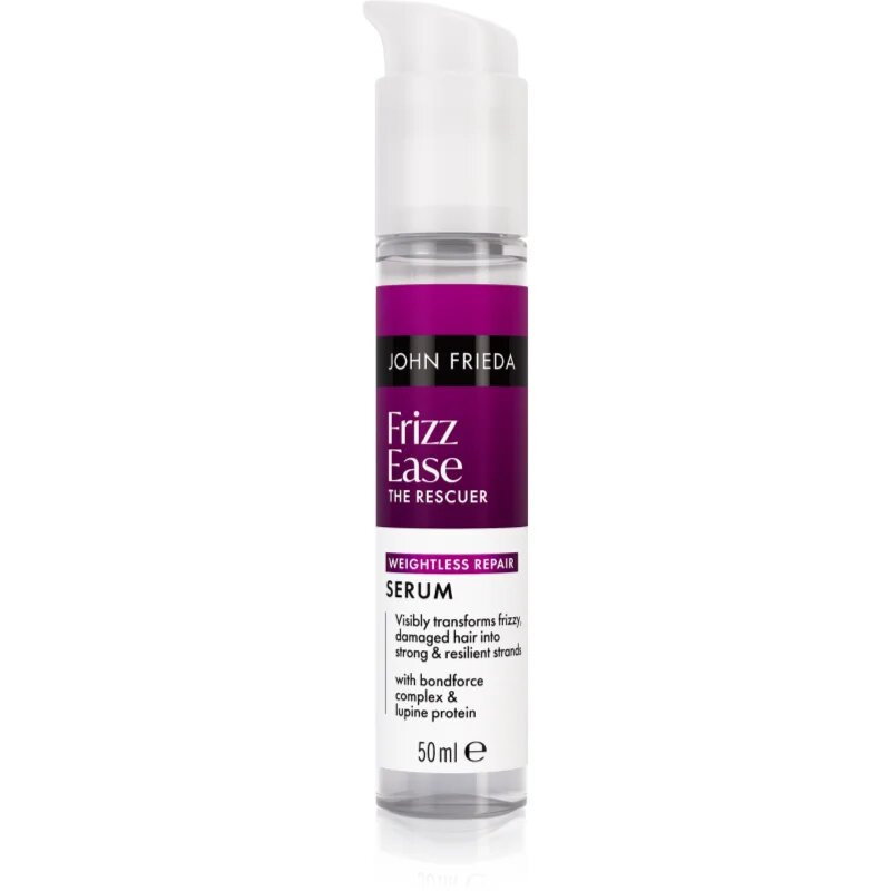 John Frieda Frizz Ease The Rescuer Weightless Repair Serum erősítő szérum a károsult hajra 50 ml