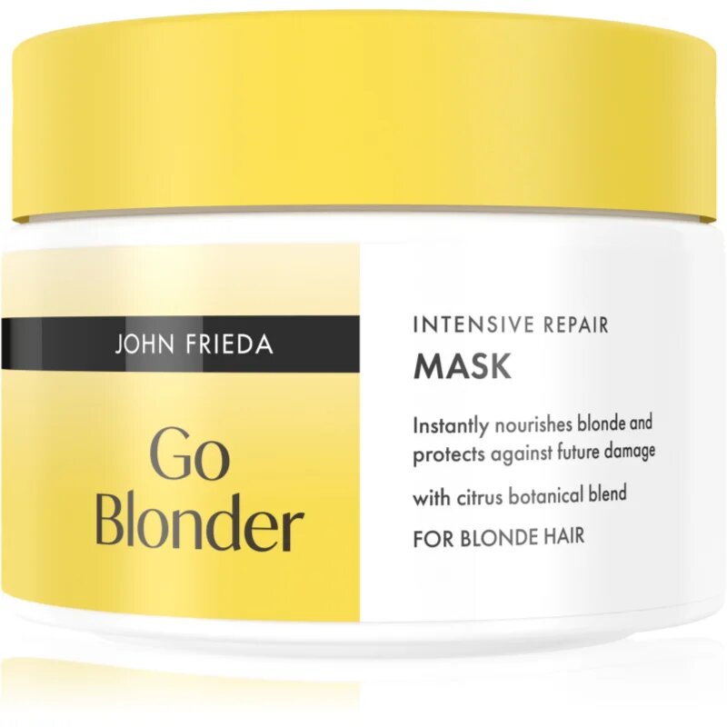 John Frieda Go Blonder Intensive Repair Mask intenzív regeneráló maszk szőke hajra 250 ml