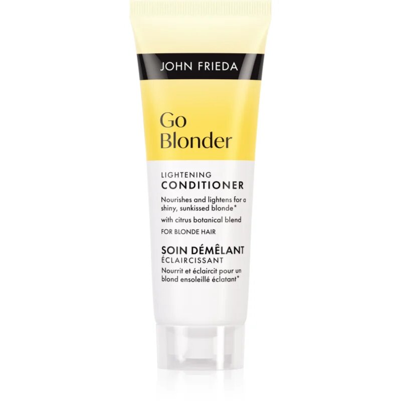 John Frieda Go Blonder Lightening Conditioner világosító kondicionáló szőke hajra 75 ml