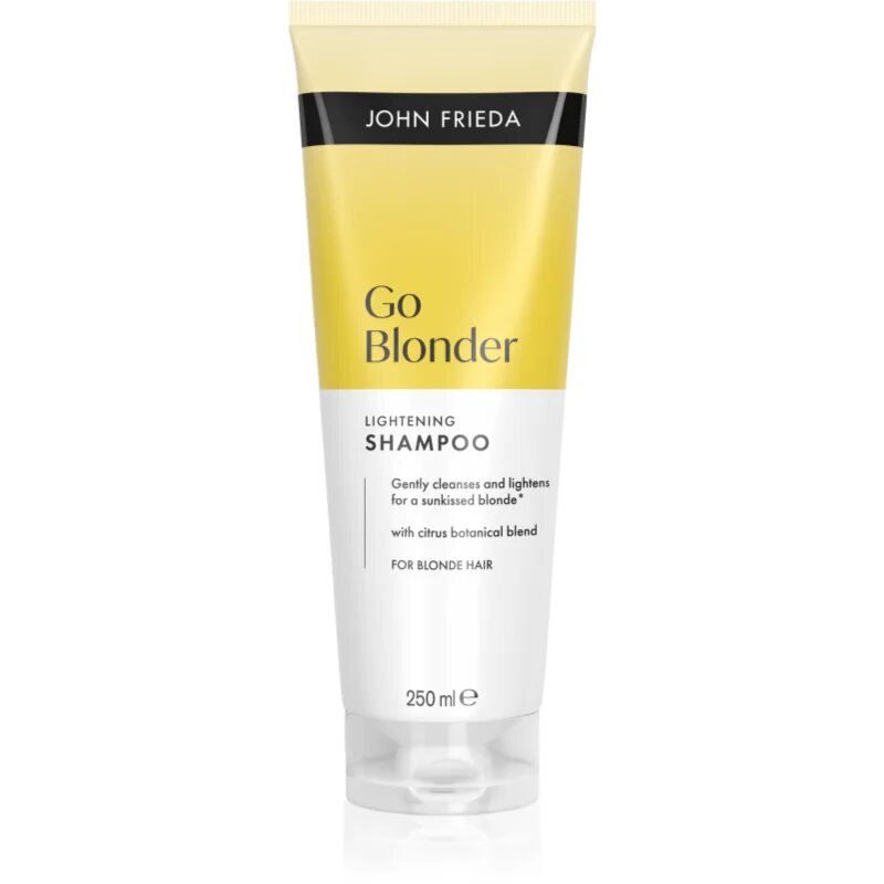 John Frieda Go Blonder Lightening Shampoo világosító sampon szőke hajra 250 ml