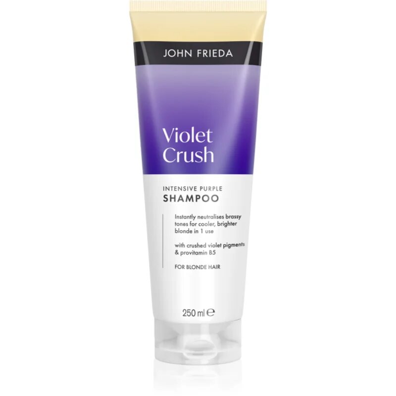 John Frieda Violet Crush Intense Purple Shampoo lila sampon szőke hajra 250 ml