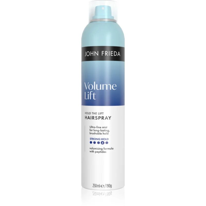 John Frieda Volume Lift Hold the Lift Hairspray hajlakk a formáért és a fixálásért 250 ml