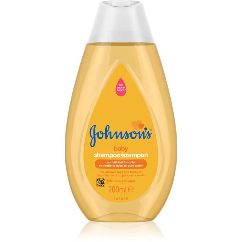 Johnson's® Wash and Bath extra finom sampon gyermekeknek születéstől kezdődően 200 ml