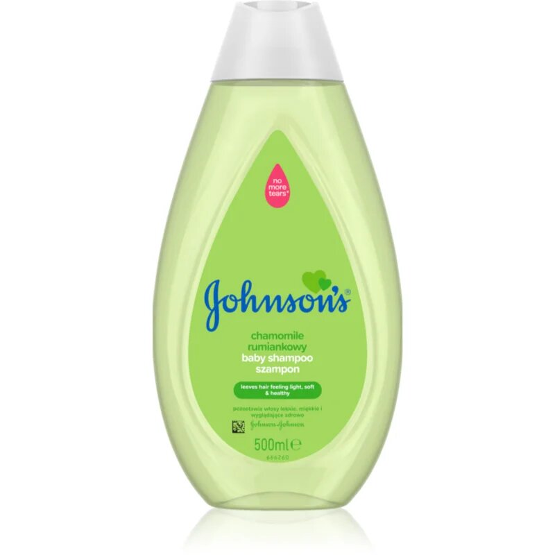 Johnson's® Wash and Bath gyengéd sampon újszülötteknek kamillával 500 ml