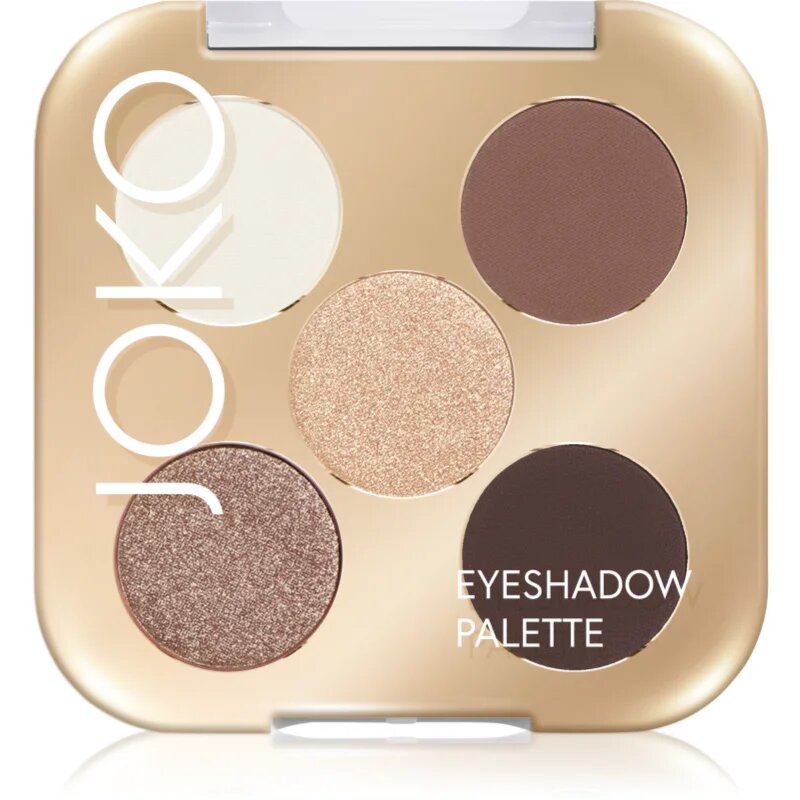 JOKO Eyeshadow Palette 5 színt tartalmazó szemhéjfesték paletta árnyalat Smoky Nude 7 g