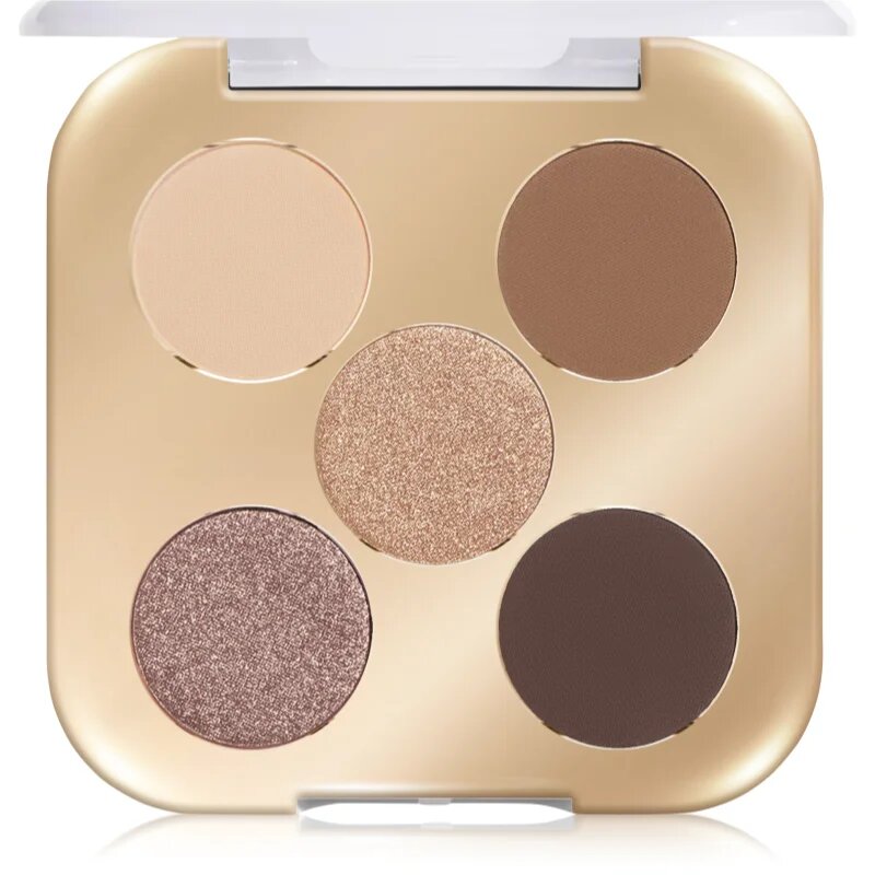 JOKO Eyeshadow Palette 5 színt tartalmazó szemhéjfesték paletta árnyalat Sparkling Sands 7 g