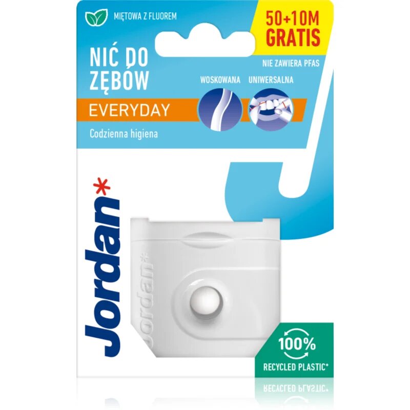 Jordan Dental Floss Everyday fogselyem 60 m
