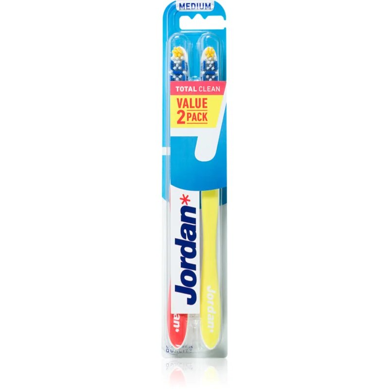 Jordan Total Clean Medium 2 pack fogkefe 2 db