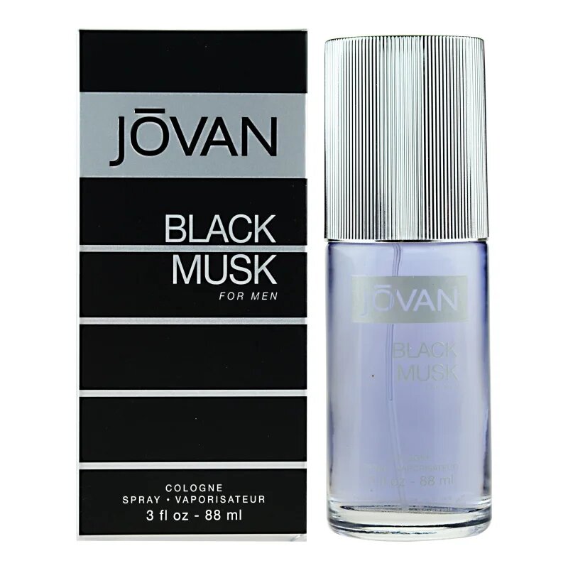 Jovan Black Musk Eau de Cologne uraknak 88 ml