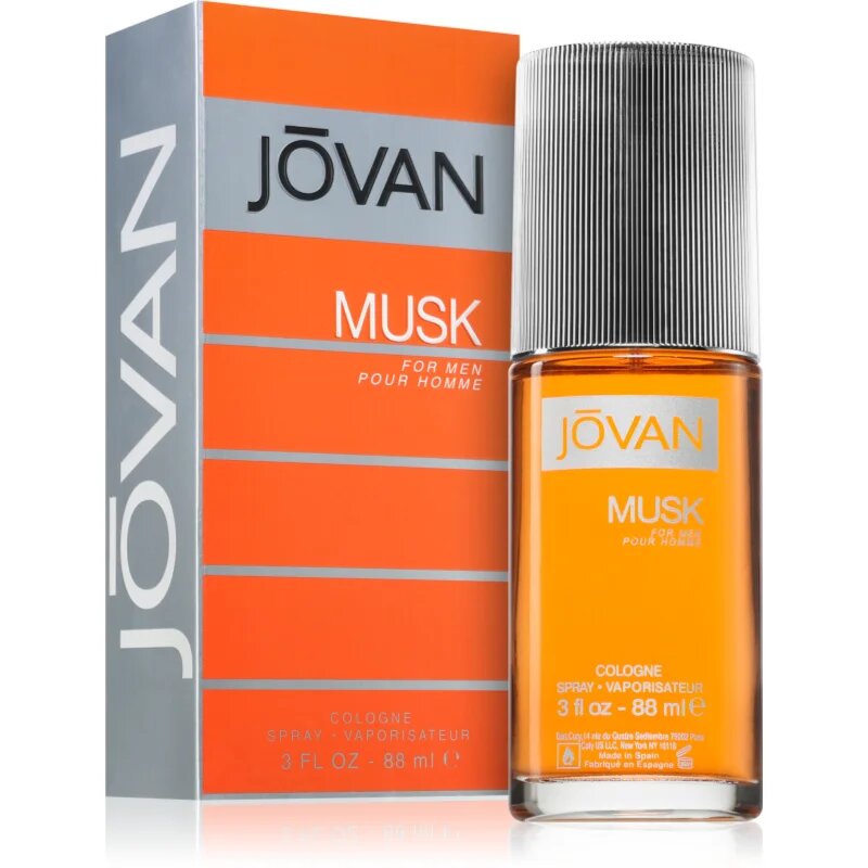 Jovan Musk For Men Eau de Cologne uraknak 88 ml