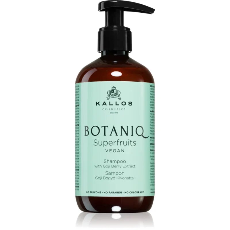Kallos Botaniq Superfruits erősítő sampon növényi kivonattal 300 ml