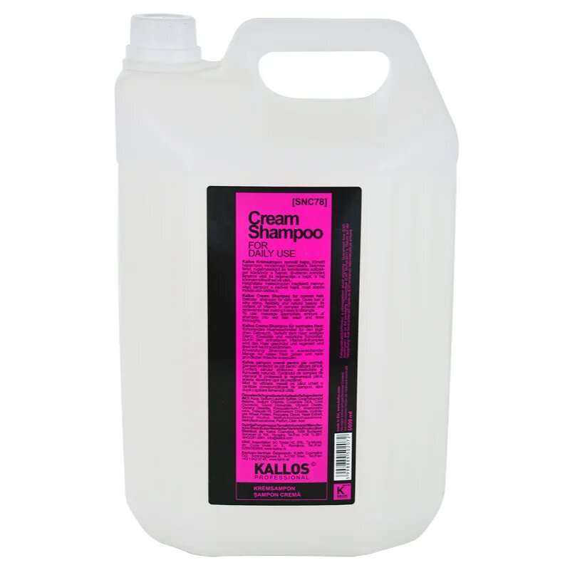 Kallos Classic Cream Shampoo sampon normál hajra 5000 ml