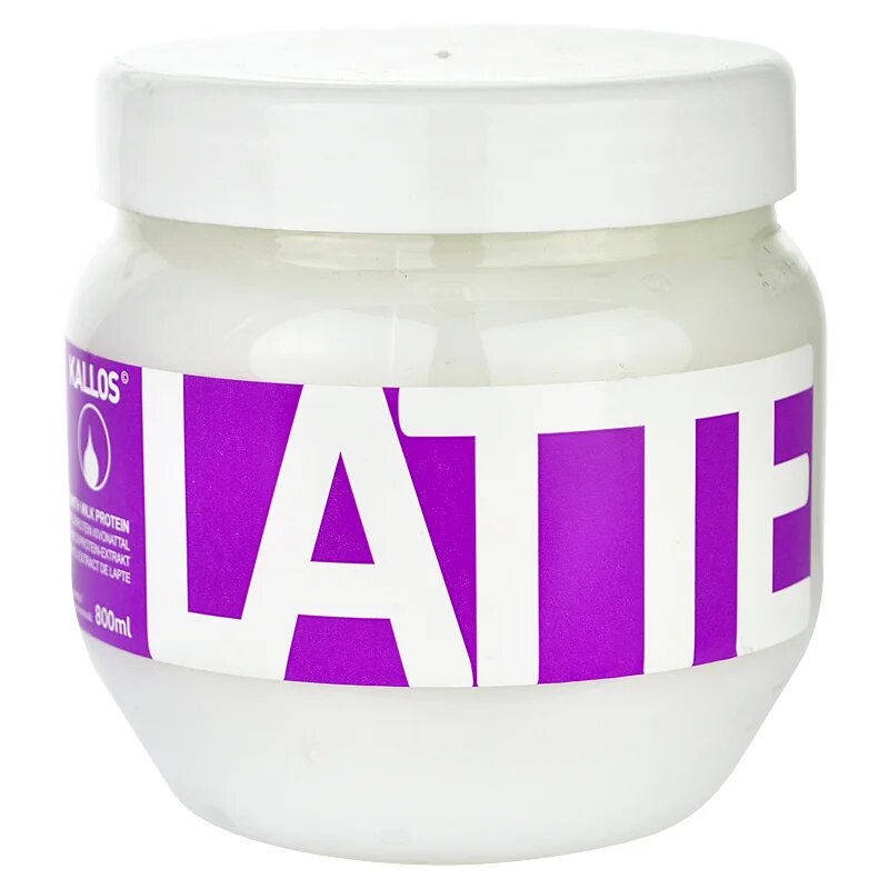 Kallos Classic Latte maszk sérült vegyileg kezelt hajra 800 ml