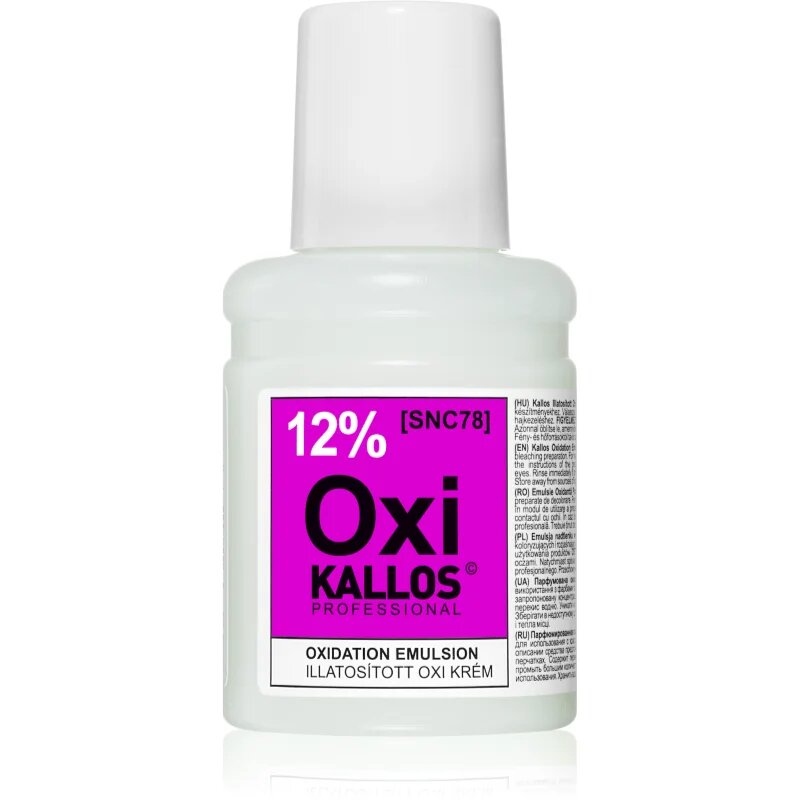 Kallos Classic Oxi peroxid krém 12% professzionális használatra 60 ml