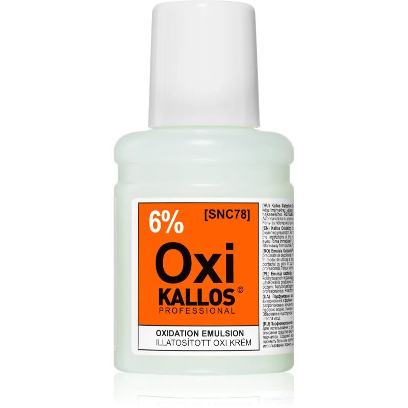 Kallos Classic Oxi peroxid krém 6% professzionális használatra 60 ml