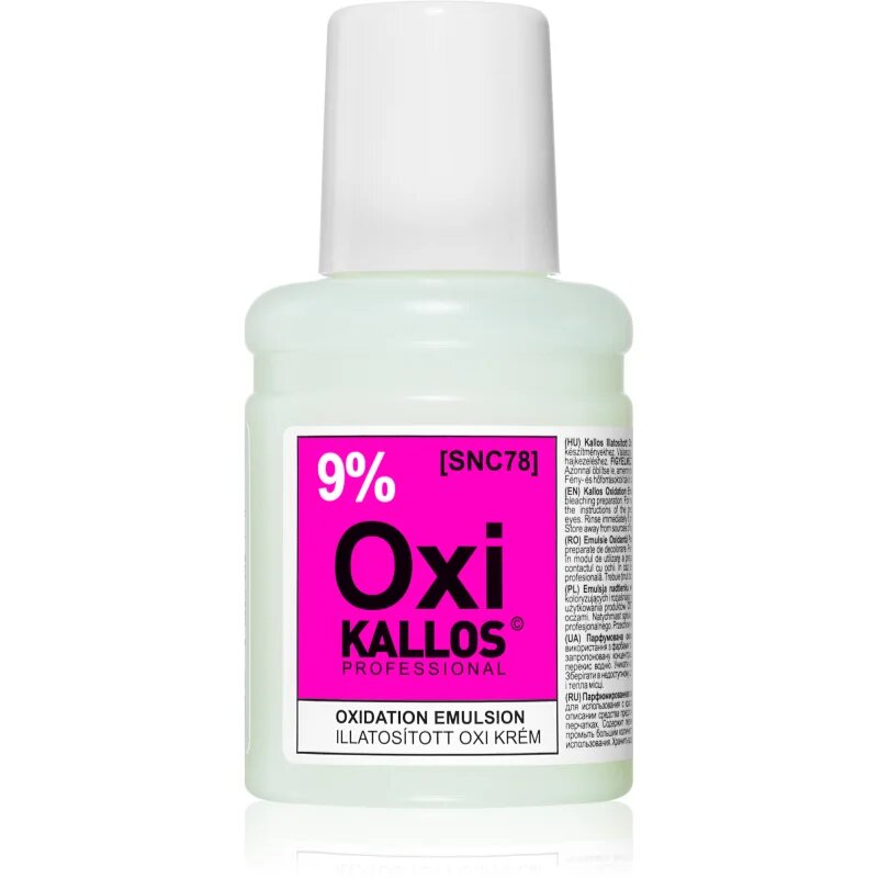 Kallos Classic Oxi peroxid krém 9% professzionális használatra 60 ml