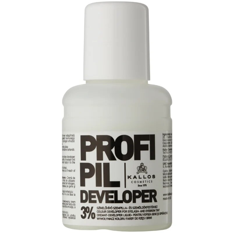 Kallos Classic Profi Pil aktivizáló emulzió szempilla- és szemöldök festékhez 60 ml