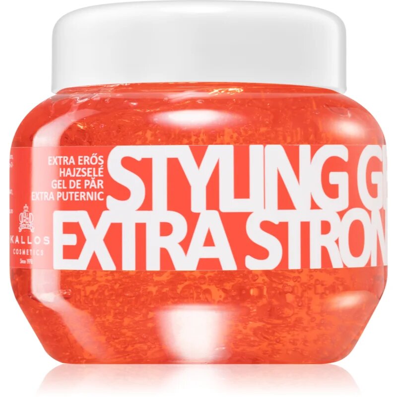 Kallos Classic Styling Gel hajzselé extra erős fixáló hatású Extra Strong Hold 275 ml