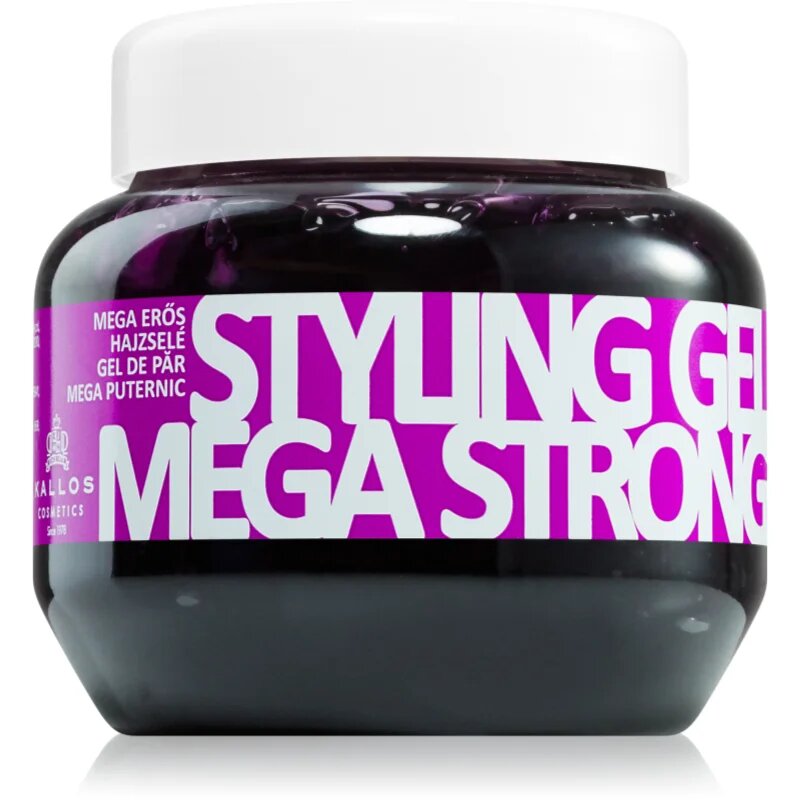 Kallos Classic Styling Gel styling gél erős fixálás Mega Strong Hold 275 ml