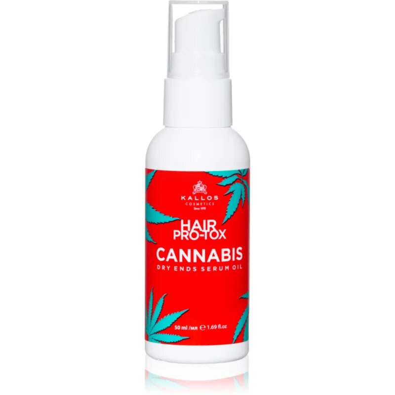 Kallos Hair Pro-Tox Cannabis olajos szérum a száraz hajvégekre 50 ml