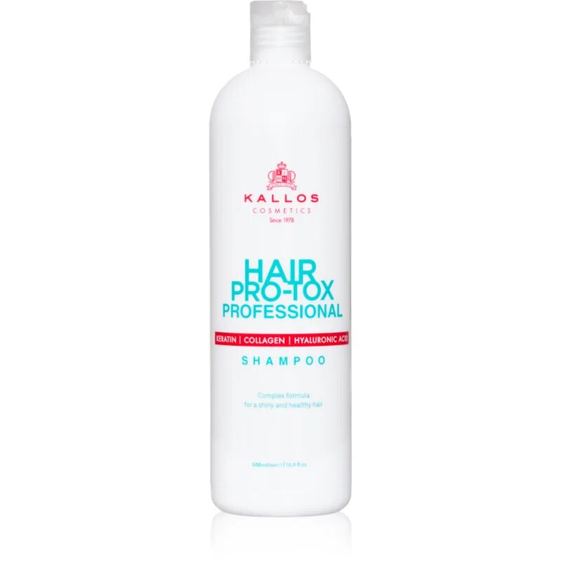 Kallos Hair Pro-Tox keratinos sampon száraz és sérült hajra 500 ml
