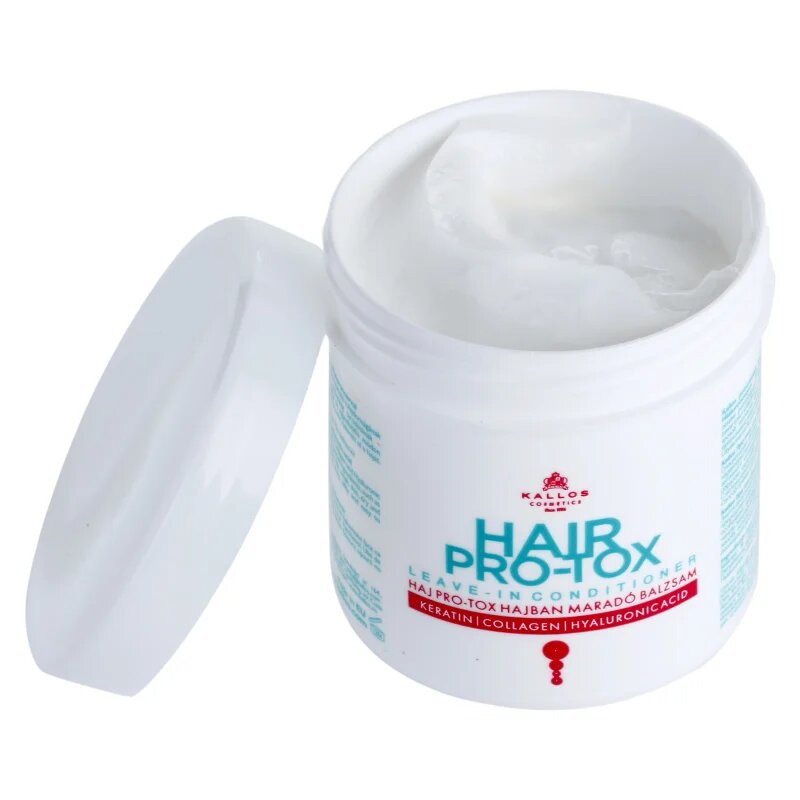 Kallos Hair Pro-Tox öblítés nélküli kondicionáló száraz és sérült hajra 250 ml